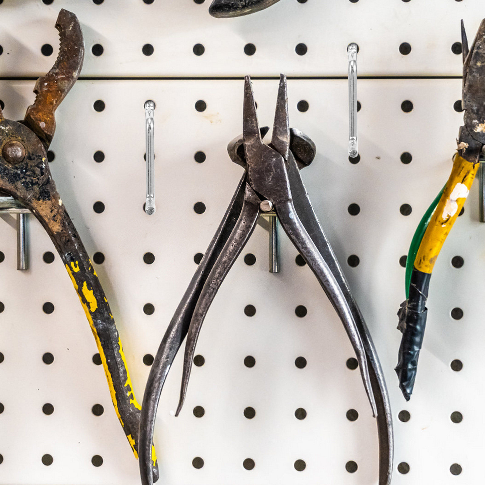 Workshop Tools Kit - 80 Buah Kit Tempat Penyimpanan Pegboard,
