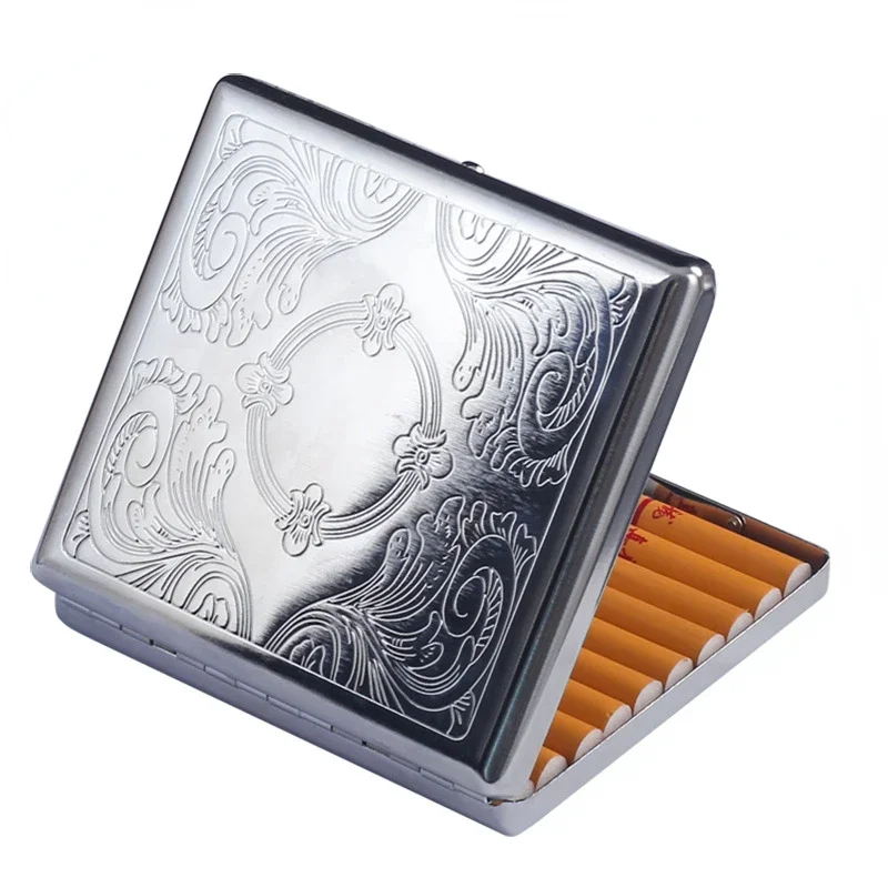 Tool Chest Cabinet - Kotak Rokok Logam Stainless Steel Embossed