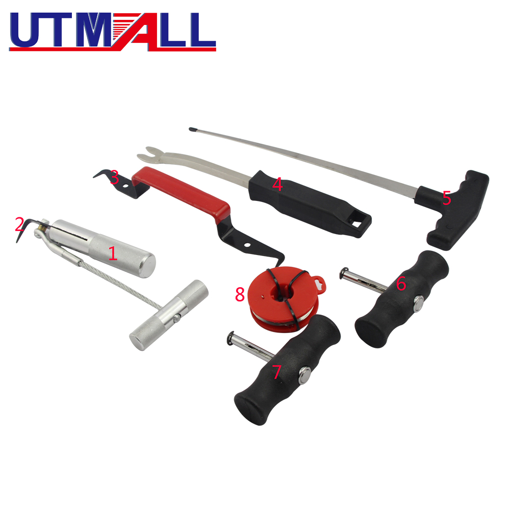 Workshop Tools Kit - 7pcs Kit Pengganti Kaca Depan Mobil