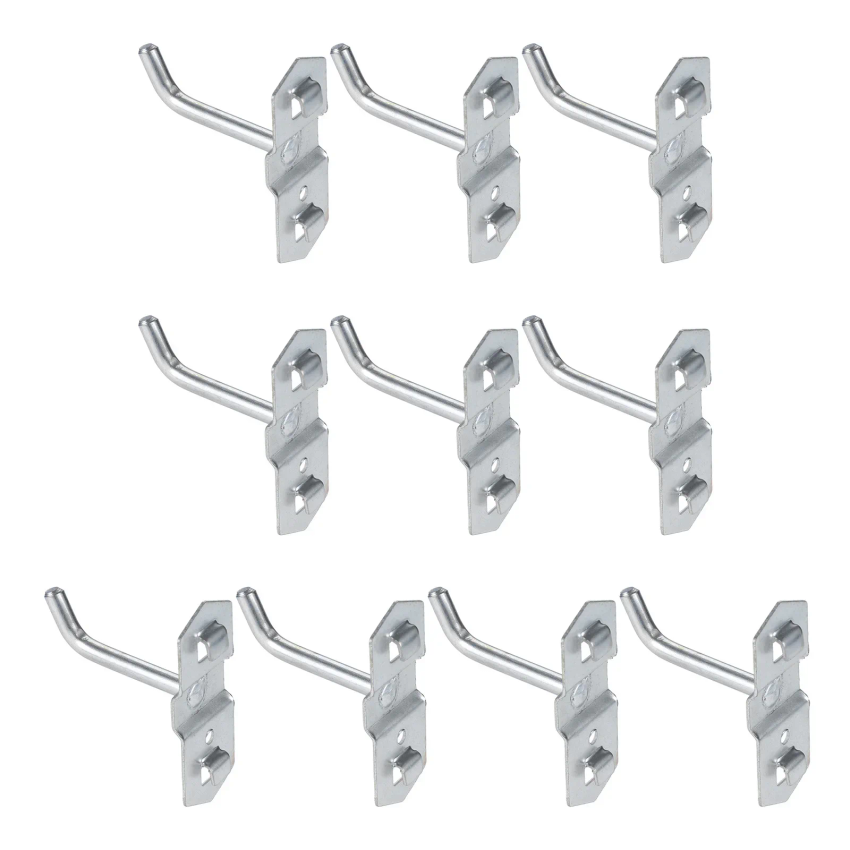 10 Buah/Set Kait Papan Lubang  - Workshop Tools.Hanging Board ulasan dan harga