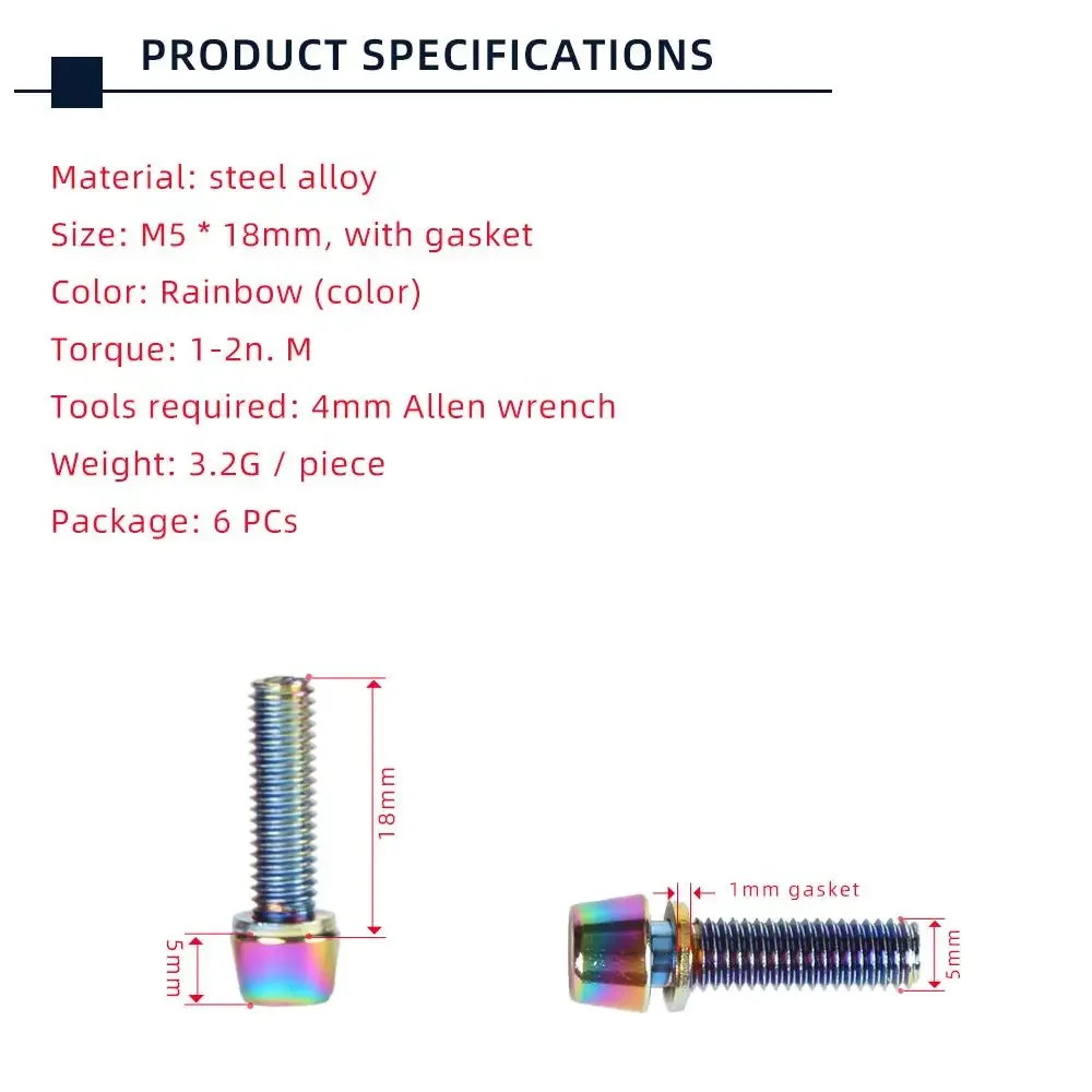 TANKE 6 Buah Sekrup Baut M5 *  - Screw Organizer Kit ulasan dan harga
