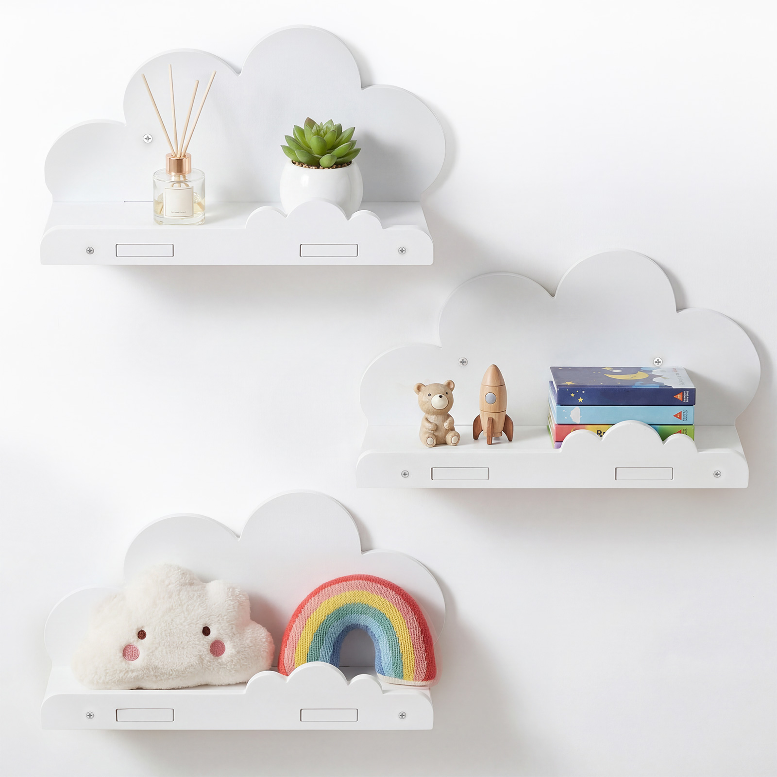 3 Buah Rak Penyimpanan Dinding - Screw Organizer Kit ulasan dan harga